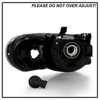 SPYDER Xtune Chrysler Town & Country 05-07 Crystal Headlights Black HD-JH-CHRTC05-AM-BK 9025273