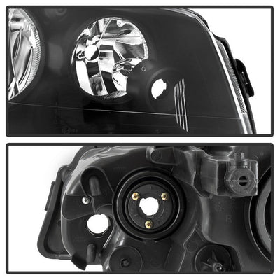 SPYDER xTune 11-17 Dodge Grand Caravan OEM Style Headlights - Black (HD-JH-CHRTC08-AM-BK) 9042492