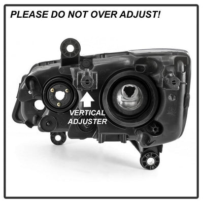 SPYDER xTune 11-17 Dodge Grand Caravan OEM Style Headlights - Black (HD-JH-CHRTC08-AM-BK) 9042492
