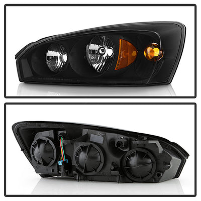 SPYDER Xtune Chevy Malibu 04-08 Crystal Headlights Black HD-JH-CMA04-AM-BK 9026454