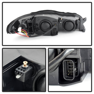 SPYDER Xtune Chevy Monte Carlo 00-05 Crystal Headlights Black HD-JH-CMC00-AM-BK 9023187