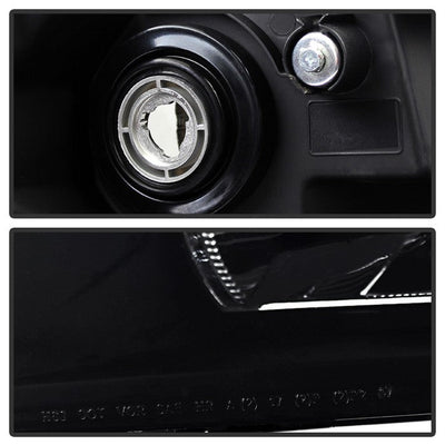 SPYDER Xtune Chevy Silverado 07-13 Crystal Headlights Black Smoked HD-JH-CS07-AM-BSM 9030260