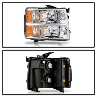 SPYDER Xtune Chevy Silverado 07-13 Crystal Headlights Right HD-JH-CS07-OEM-R 5076977