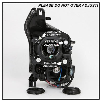 SPYDER xTune 10-14 Cadillac SRX OE Style Halogen Headlights - Chrome (HD-JH-CSRX11-AM-C) 9946547