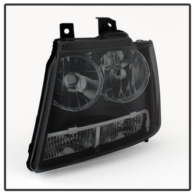 SPYDER Xtune Chevy Suburban 1500/2500 07-14 Crystal Headlights Black Smoked HD-JH-CSUB07-AM-BSM 9030284