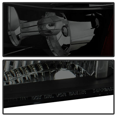 SPYDER Xtune Chevy Suburban 1500/2500 07-14 Crystal Headlights Black Smoked HD-JH-CSUB07-AM-BSM 9030284