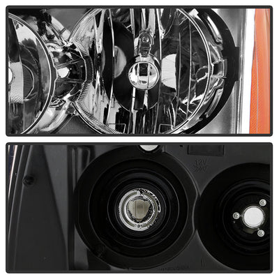 SPYDER Xtune Chevy Suburban 1500/2500 07-14 Crystal Headlights Chrome HD-JH-CSUB07-AM-C 9022760
