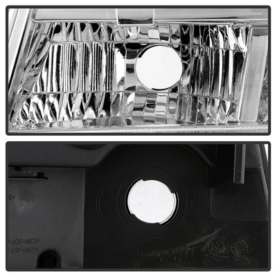 SPYDER Xtune Chevy Suburban 1500/2500 07-14 Crystal Headlights Chrome HD-JH-CSUB07-AM-C 9022760