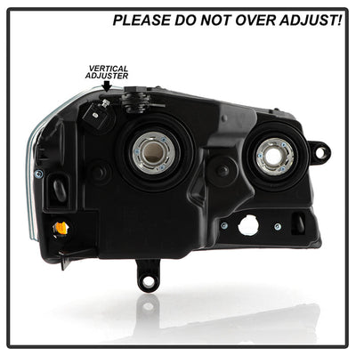 SPYDER Xtune Dodge Avenger 08-14 Crystal Headlights Black HD-JH-DA08-AM-BK 9025297