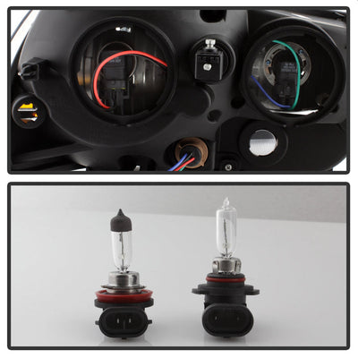 SPYDER xTune 11-14 Dodge Charger Halogen Headlights - Black (HD-JH-DCH11-AM-BK) 9037160