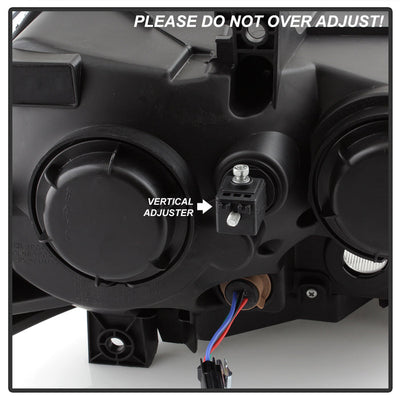 SPYDER xTune 11-14 Dodge Charger Halogen Headlights - Black (HD-JH-DCH11-AM-BK) 9037160
