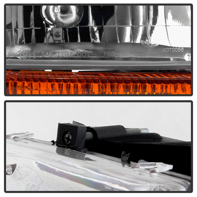 SPYDER xTune Dodge Dakota 97-04 OEM Style Headlights w/ Bumper Signal Lights - Chrome HD-JH-DDAK97-OE-SET 9035128