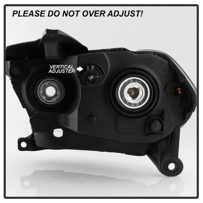SPYDER xTune Dodge Durango 11-13 (Non-HID) OEM Style Headlamps - Black HD-JH-DDU11-AM-BK 9040016