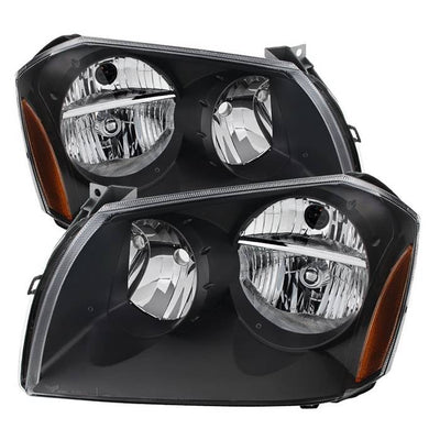 SPYDER Xtune Dodge Magnum 05-07 Crystal Headlights Black HD-JH-DMAG05-AM-BK 9024733