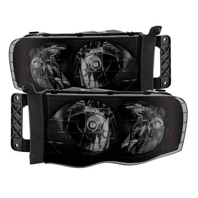 SPYDER Xtune Dodge Ram 1500 02-05 Amber Crystal Headlights HD-JH-DR02-AM-BSM 9030352