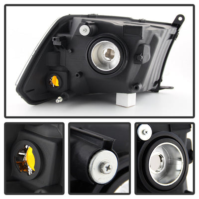 SPYDER Xtune Dodge Ram 1500 09-12 ( Non Quad Headlights ) Crystal Headlights Chrome HD-JH-DR09-AM-C 9022937