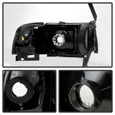 SPYDER Xtune Dodge Ram 1500 94-01 OEM Style Headlights w/ Corner Chrome HD-JH-DR94-OE-C 9032141