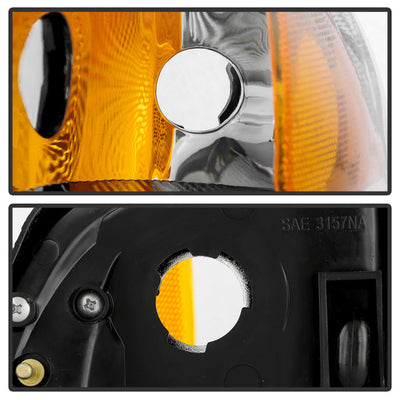 SPYDER 95-00 Dodge Stratus OEM Style headlights  - Set - Chrome (HD-JH-DSTR95-AM-C) 9054730