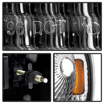 SPYDER Xtune Ford F150 97-03 / Expedition 97-02 Crystal Headlights w/Corner Chrome HD-JH-FF15097-SET-AM-C 5070326