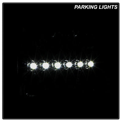 SPYDER Xtune Ford F250 F350 Super Duty 99-04 1Pc Headlights w/ LED Smoked HD-JH-FF25099-LED-SM 9026188