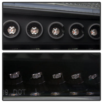 SPYDER xTune Ford F250 F350 Superduty Excursion 99-04 OEM Style Headlights - Black HD-JH-FF25099-SET-LED-BK 9035210