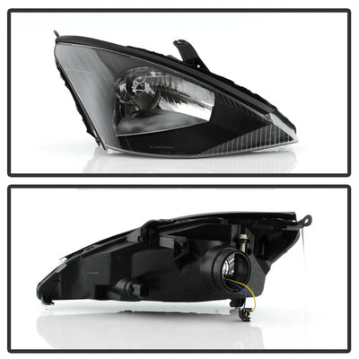 SPYDER xTune Ford Focus 00-04 OEM Style Headlights - Black HD-JH-FFOC00-BK 9037290