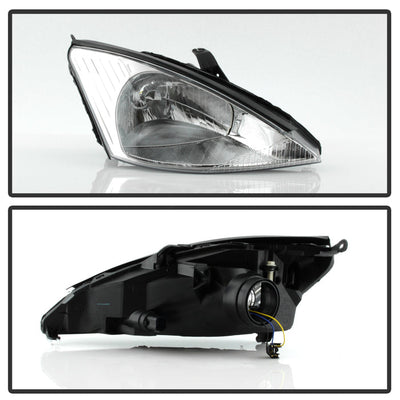 SPYDER xTune Ford Focus 00-04 OEM Style Headlights - Chrome HD-JH-FFOC00-C 9037306