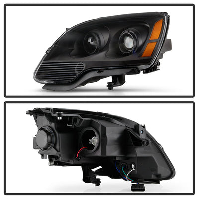 SPYDER Xtune GMC Acadia 2007-2013 Crystal Headlights Black HD-JH-GAC07-AM-BK 9025464