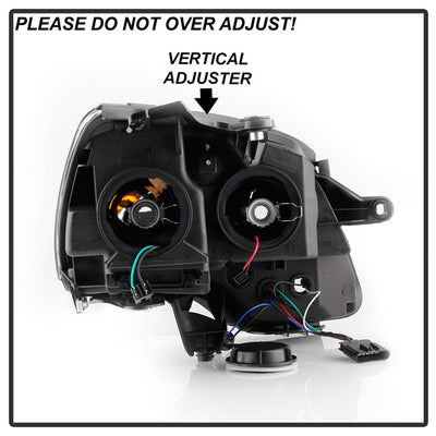SPYDER Xtune GMC Acadia 2007-2013 Crystal Headlights Black HD-JH-GAC07-AM-BK 9025464