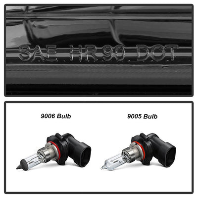 SPYDER Xtune GMC Yukon 92-93 Crystal Headlights w/ Corner & Bumper Smoke HD-JH-GMCCK88-AM-SM-SET 5073525