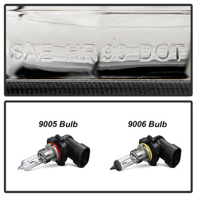SPYDER Xtune GMC Yukon 92-93 Crystal Headlights w/ Corner & LED Bumper Chrome HD-JH-GMCCK88-LED-AM-C-SET 5073549