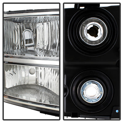 SPYDER Xtune GMC Sierra 07-13 Crystal Headlights Chrome HD-JH-GSIE07-AM-C 9034756