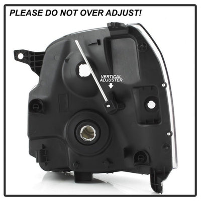 SPYDER Xtune GMC Yukon Denali 07-14 Crystal Headlights Black HD-JH-GYD07-AM-BK 9023200