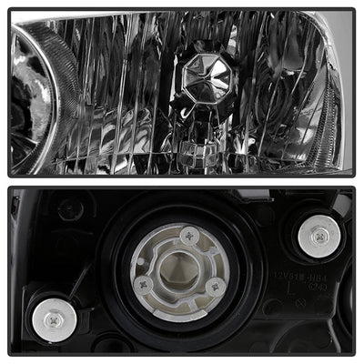 SPYDER Xtune Honda Accord 03-07 Amber Crystal Headlights Chrome HD-JH-HA03-AM-C 5072207