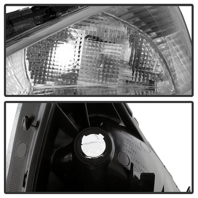 SPYDER Xtune Honda Accord 03-07 Amber Crystal Headlights Chrome HD-JH-HA03-AM-C 5072207