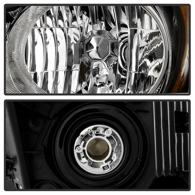 SPYDER Xtune 08-12 Honda Accord 4DR Amber Crystal Headlights - OE Black (HD-JH-HA10-4D-AM-BK) 9953491