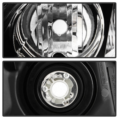 SPYDER Xtune 06-11 Honda Civic 4DR Crystal Headlights w/Large Amber Corner - Black (HD-JH-HC08-4DR-AM-BK) 9953453