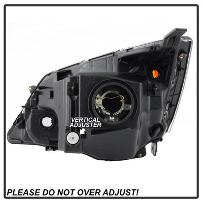 SPYDER xTune 07-11 Honda CR-V OEM Style Headlights - Black (HD-JH-HCRV07-AM-BK) 9041075