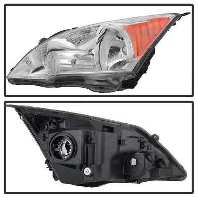 SPYDER xTune 07-11 Honda CRV Halogen Headlights - Black (HD-JH-HCRV07-AM-C) 9944420