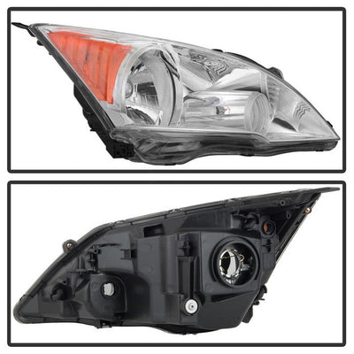 SPYDER xTune 07-11 Honda CR-V Passenger Side Headlight - OEM Right (HD-JH-HCRV07-OE-R) 9041068