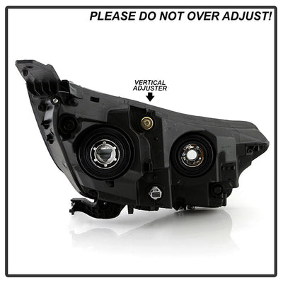 SPYDER xTune Honda CRV Driver Side Halogen w/ LED DRL Headlight - OEM Left (HD-JH-HCRV17-OE-L) 9950261