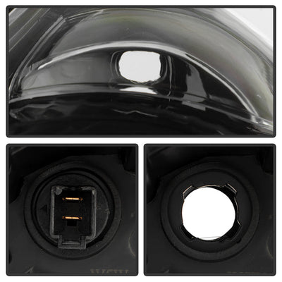 SPYDER 07-08 Honda Fit Halogen OE Headlights - Black (HD-JH-HFIT07-OE-BK-SET) 9958533