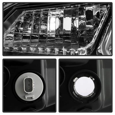 SPYDER 15-17 Honda Fit OE Left Halogen Headlight - Chrome (HD-JH-HFIT15-OE-L) 9955563