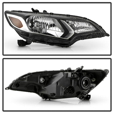 SPYDER 15-17 Honda Fit OE Right Halogen Headlight - Chrome (HD-JH-HFIT15-OE-R) 9955570
