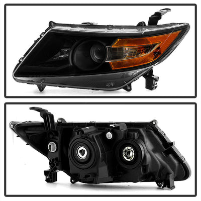 SPYDER xTune Honda Odyssey Halogen Models Only 11-15 OEM Style Headlights - Black HD-JH-HODY11-AM-BK 9035333