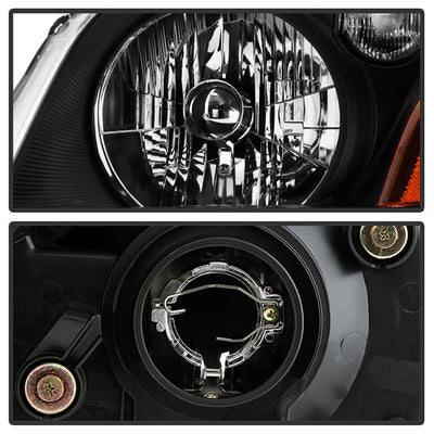 SPYDER Xtune Honda Pilot 03-05 Crystal Headlights Black HD-JH-HPIL03-AM-BK 9023699