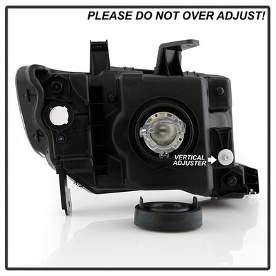 SPYDER Xtune Honda Ridgeline 06-13 Crystal Headlights Black HD-JH-HRID06-AM-BK 9025495