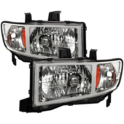 SPYDER Xtune Honda Ridgeline 06-13 Crystal Headlights Chrome HD-JH-HRID06-AM-C 9025501