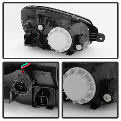 SPYDER Xtune Hyundai Santa Fe 2003-2006 Crystal Headlights Chrome HD-JH-HYSA03-C 9024832