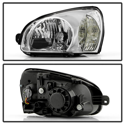SPYDER 01-03 Hyundai Santa Fe OEM Style Headlights - Chrome (HD-JH-HYSAF01-C) 9054761